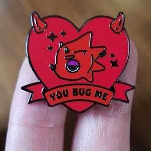 *2 for $13* Animal Crossing "You Bug Me" Flick Pin